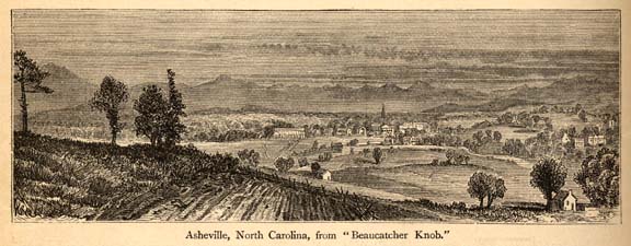View of Asheville from The Great South